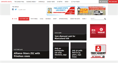 Desktop Screenshot of herald.co.zw