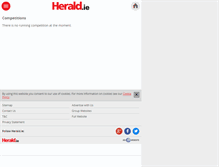Tablet Screenshot of competitions.herald.ie