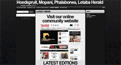 Desktop Screenshot of herald.co.za